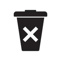 delete icon vector