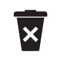 delete icon vector