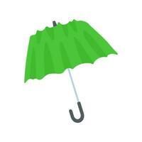 Colorful umbrella icon for rain protection open sun umbrella simple style vector