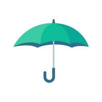 vistoso paraguas icono para lluvia proteccion abierto Dom paraguas sencillo estilo vector