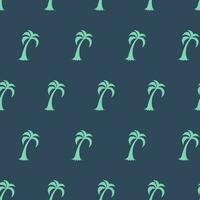 Palm tree seamless pattern Summer tropical classical embroidery men background Template for clothes textiles t-shirt design Vector illustration Doodle Green grey colors Modern botanical boys print.