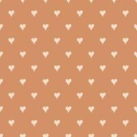 Vector grunge paper seamless pattern with geometric texture in coffee colors. Stripe fabric, textile or package design