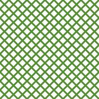 Collection seamless pattern with trendy stylish cell Gingham, volume strips of cells made on green color. vector