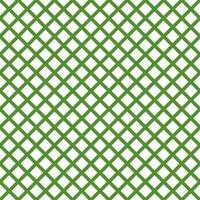 Collection seamless pattern with trendy stylish cell Gingham, volume strips of cells made on green color. vector