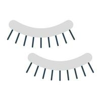 Modern design icon of eyelashes vector