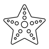 Modern design icon of starfish vector