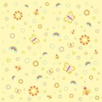 Boho Style Seamless Pattern Background. vector