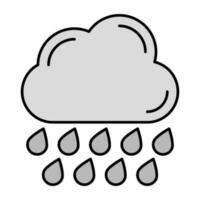 Rainfall icon in perfect design vector