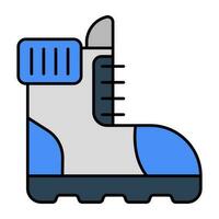 icono de diseño de moda de patines de hielo vector