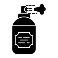 A unique design icon of body spray vector