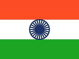 Indian National Flag Icon Or Symbol. vector