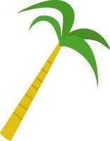Flat Style Sugarcane Icon In Flat Style. vector