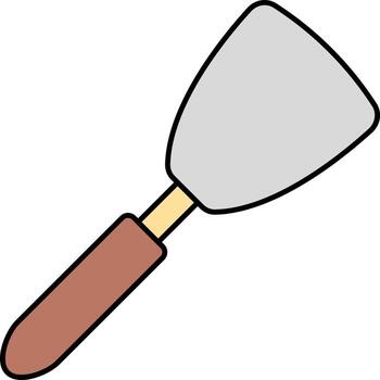 aislado cincel icono en gris y marrón color. vector