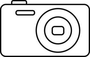 Isolated Smart Camera Thin Linear Icon. vector