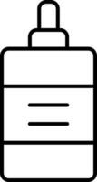 Electronic Cigarette Icon In Line Art. vector