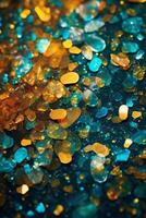 Teeny tiny tulle sparkles glam white and turquoise hd wallpaper, in the style of red and yellow, vibrant academia, poured, dark gold and teal, psychedelic. photo