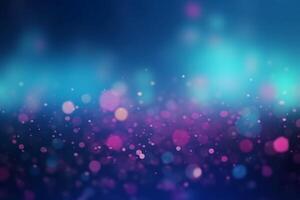 A blurred covalt blue light, pink light abstract background with bokeh glow, Illustration. photo