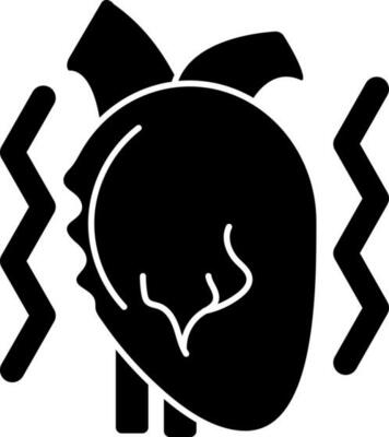 Heart Attack Icon Or Symbol