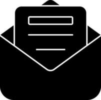 Open Letter Icon. vector