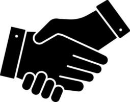 Illustration Of Handshake Icon vector