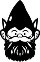 Gnome, Minimalist and Simple Silhouette - Vector illustration