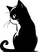 Cat - High Quality Vector Logo - Vector illustration ideal for T-shirt graphic