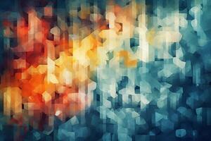 An abstract blue and yellow background. photo