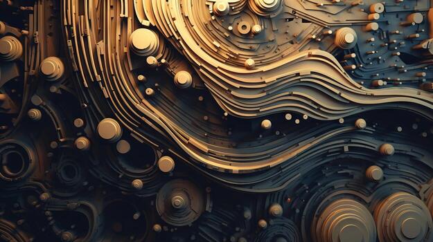 A vibrant and colorful abstract pattern. photo