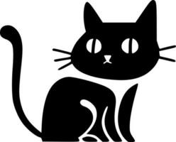 Cat - Minimalist and Flat Logo - Vector illustration