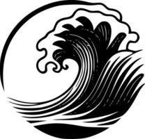 Wave - High Quality Vector Logo - Vector illustration ideal for T-shirt graphic