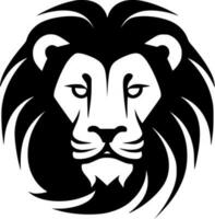 Lion, Minimalist and Simple Silhouette - Vector illustration