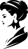 Fashion, Black and White Vector illustration