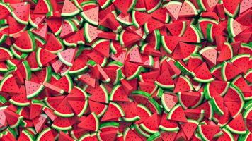 Heap of watermelon slices abstract background photo