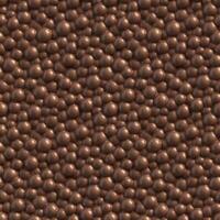 Chocolate bubbles seamless background. 3D Rendering. photo