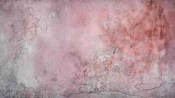 Pink gray cement concrete texture, grunge rough old stain gray background. photo