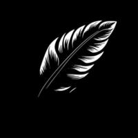 Feathers - Minimalist and Flat Logo - Vector illustration