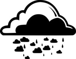 nubes - minimalista y plano logo - vector ilustración