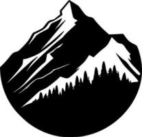 montaña, minimalista y sencillo silueta - vector ilustración