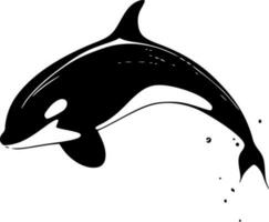 orca - alto calidad vector logo - vector ilustración ideal para camiseta gráfico