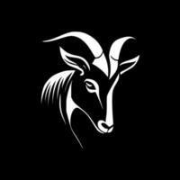 Goat - Minimalist and Flat Logo - Vector illustration