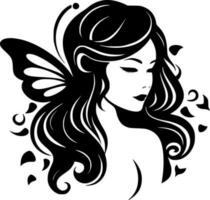 Fairy, Minimalist and Simple Silhouette - Vector illustration