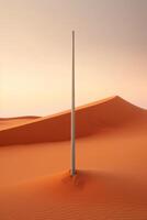 illustration of a desert abstract tech. photo