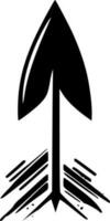 Arrow - Minimalist and Flat Logo - Vector illustration
