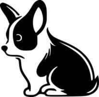 mascota, minimalista y sencillo silueta - vector ilustración