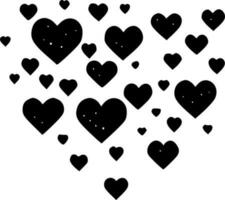 corazones - alto calidad vector logo - vector ilustración ideal para camiseta gráfico