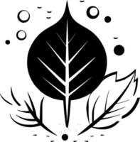 Fall, Black and White Vector illustration