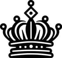 Coronation - Black and White Isolated Icon - Vector illustration