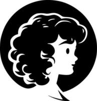 mamá - negro y blanco aislado icono - vector ilustración