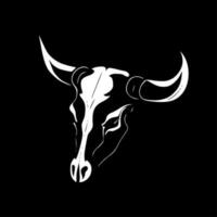 vaca cráneo - alto calidad vector logo - vector ilustración ideal para camiseta gráfico