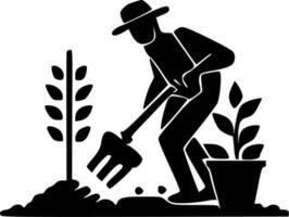 Gardening - High Quality Vector Logo - Vector illustration ideal for T-shirt graphic